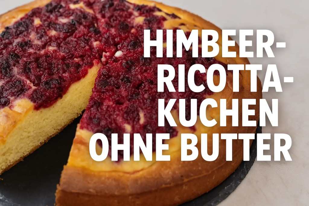 Himbeer-Ricotta-Kuchen ohne Butter