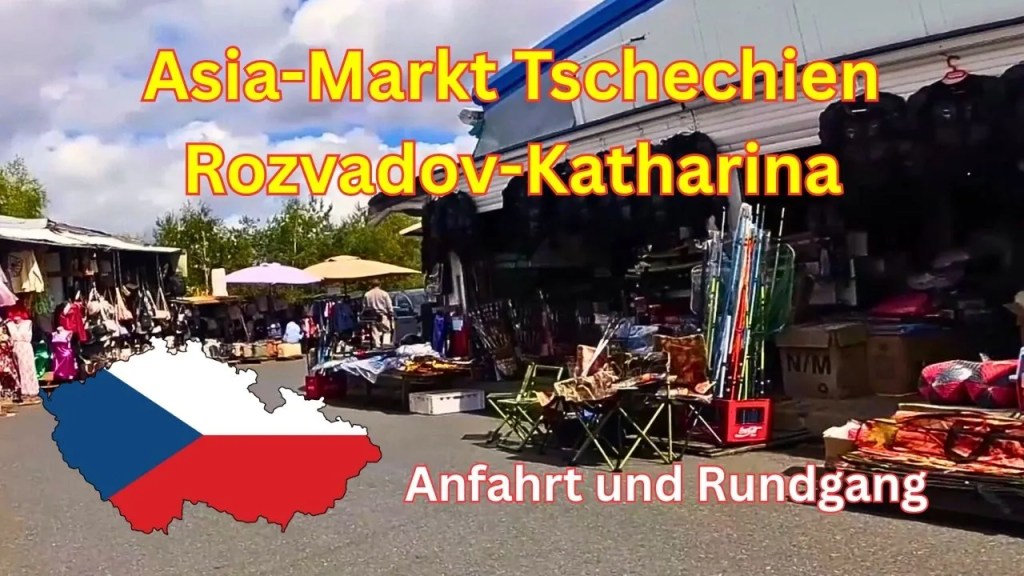 Stände am Asia-Markt in Katharina