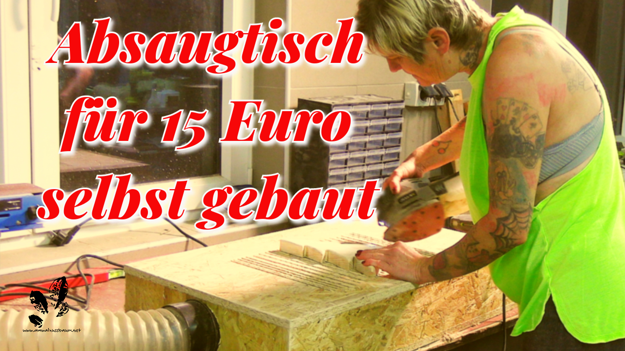 Absaugtisch Low Budget mit Anleitung