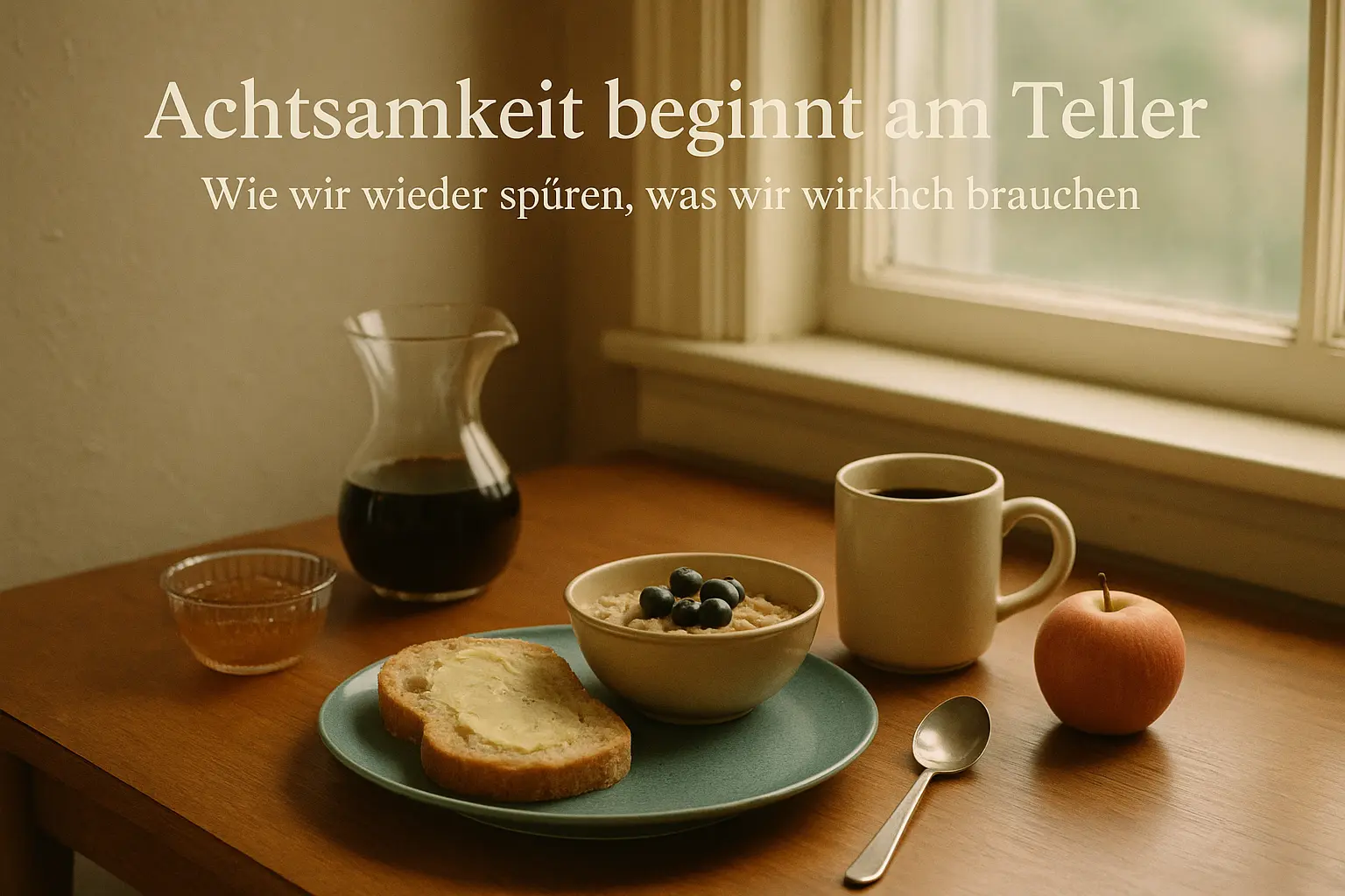 Achtsamkeit beginnt am Teller – Wie wir wieder spüren, was wir wirklich brauchen