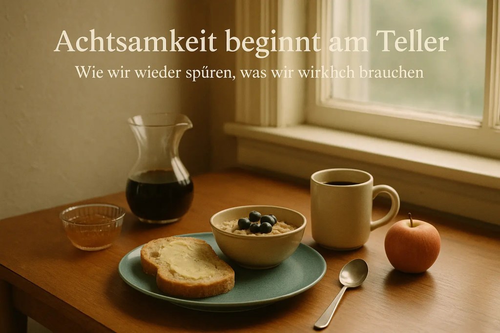 Achtsamkeit beginnt am Teller