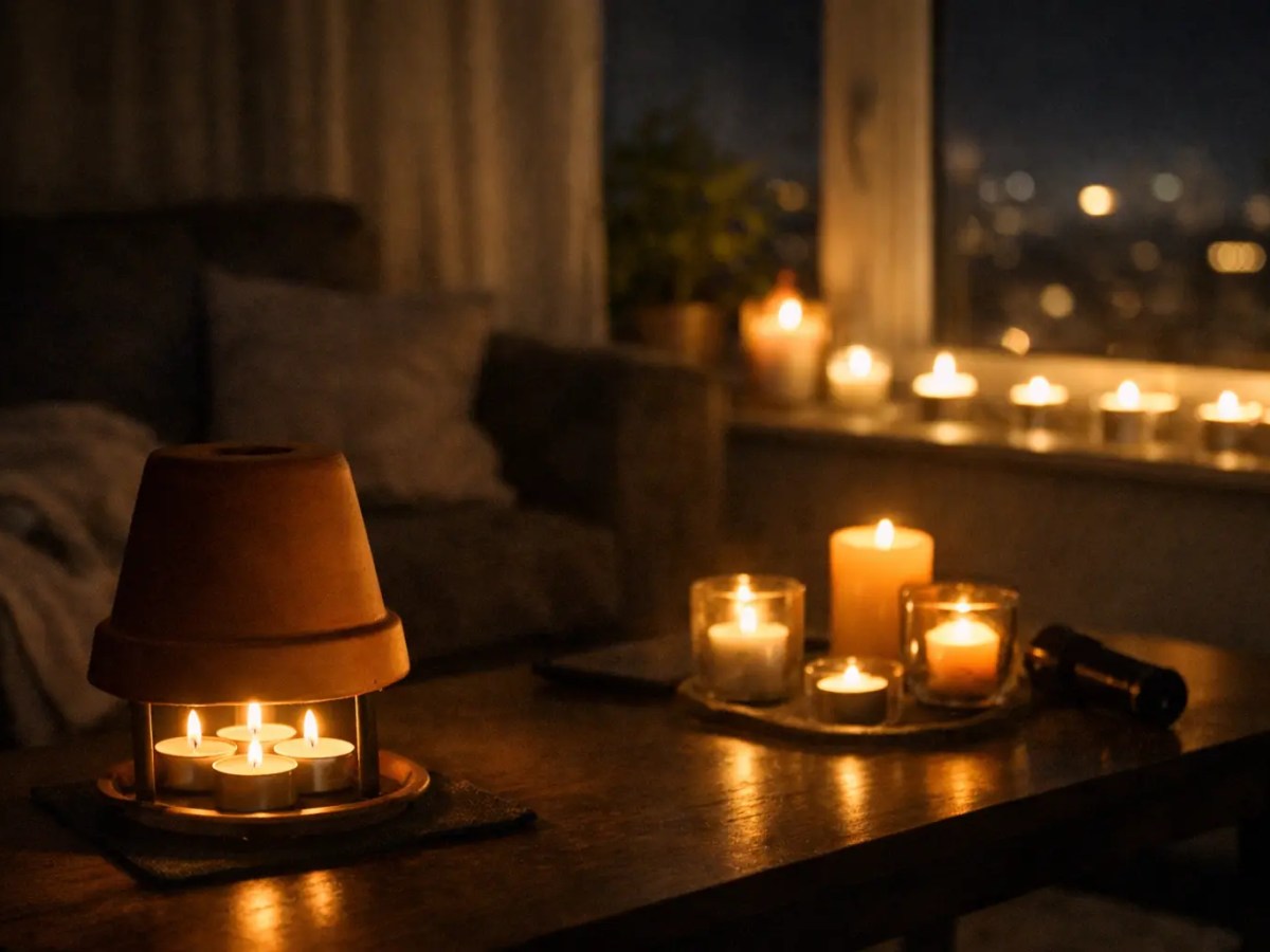 Teelichtofen im Stromausfall: Warum er keinen Raum&nbsp;heizt